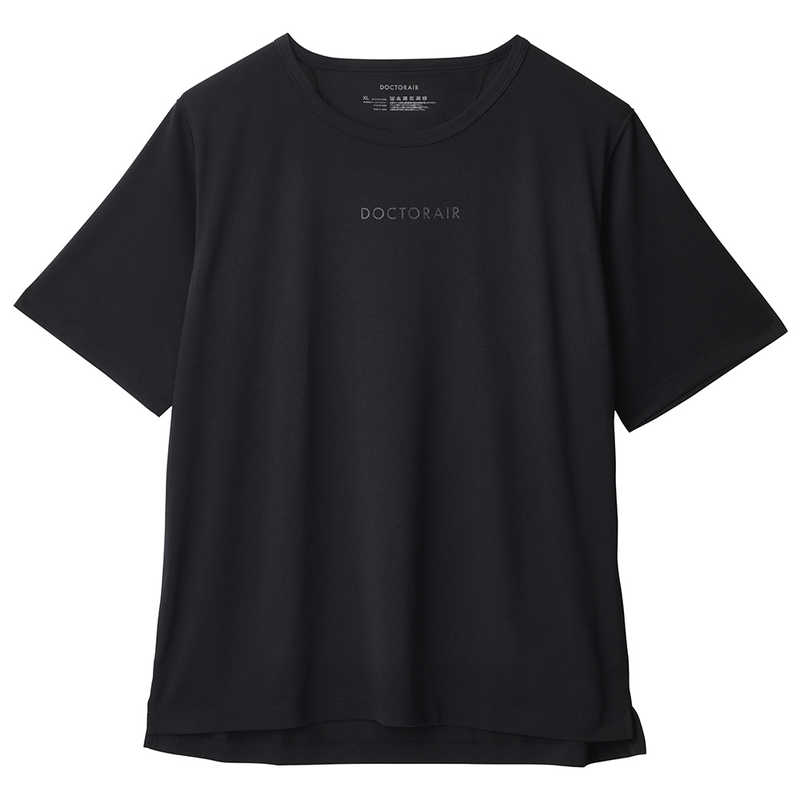 ドクターエア DOCTORAIR リカバリーTシャツ半袖(M) RECOVERY T-SHIRT(M) DOCTORAIR ブラック ARW-02M