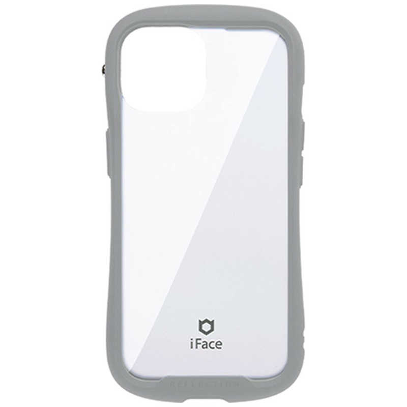 アイフェイス iFace HAMEE ［iPhone 15/14/13専用］iFace Reflection強化ガラスクリアケース iFace グレー 41-983317