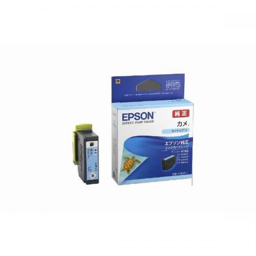 EPSON 純正インクカートリッジ カメ ライトシアン KAM-LC エプソン