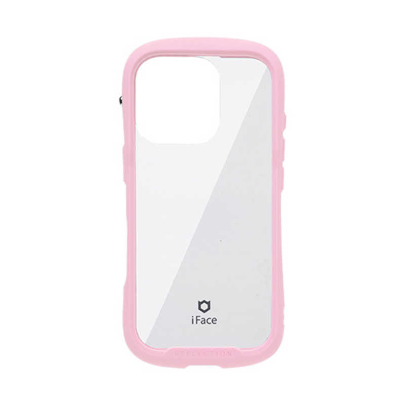 ハミィ HAMEE iPhone 16 Pro用強化ガラスクリアケース IFACE REFLECTION サクラピンク 41-979723