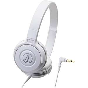 audio-technica 密閉型オンイヤーヘッドホン STREET MONITORING ポータブル ホワイト ATH-S100WH オーディオテクニカ
