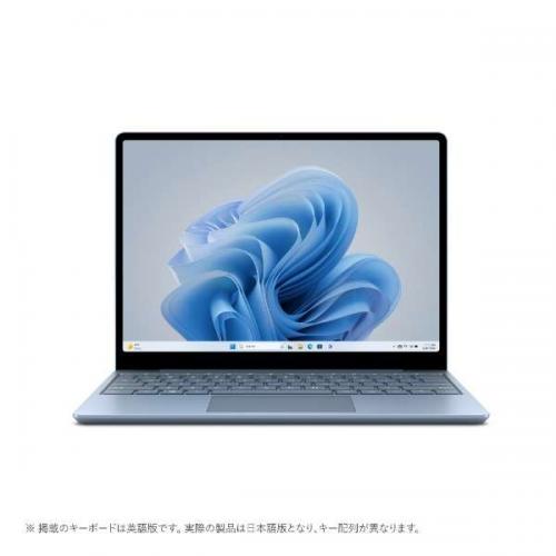 マイクロソフト Microsoft ノートパソコン 12.4型 Surface Laptop Go 3 アイスブルー XKQ-00063