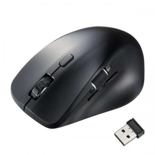 サンワサプライ SANWA SUPPLY ワイヤレスマウス 5ボタン ブラック MA-WBS524BK