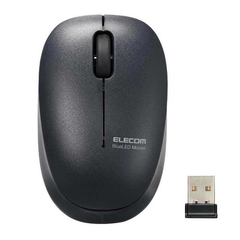 エレコム ELECOM 抗菌ワイヤレス静音BlueLEDマウス ブラック M-BL20DBSKBK