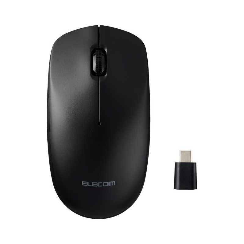 エレコム ELECOM USB Type-C(TM)無線光学式マウス[3ボタン/Lサイズ] ブラック M-LE10DRCBK