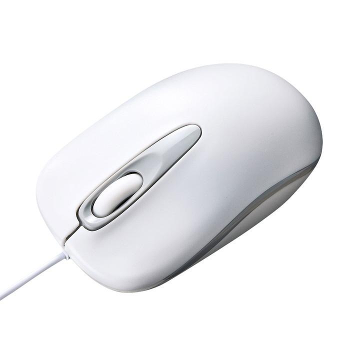 サンワサプライ?有線光学式マウス?ホワイト?MA-R115W