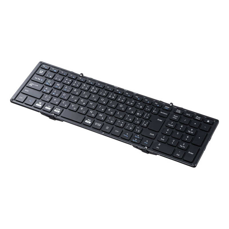 サンワサプライ?SANWA SUPPLY Bluetooth折りたたみフルキーボード ブラック SKB-BT35BK