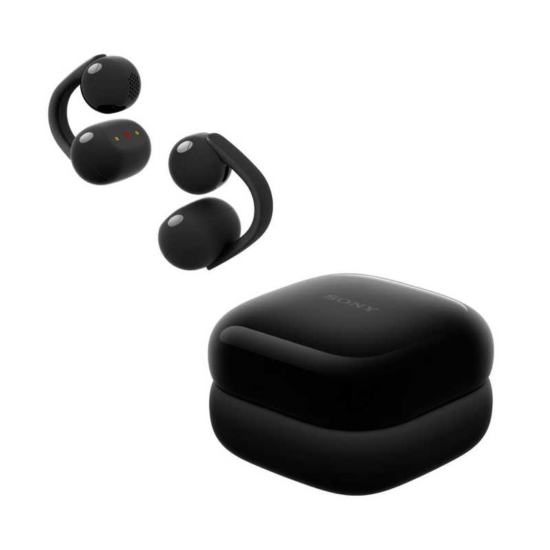 ソニー SONY 完全ワイヤレスイヤホン LinkBuds Clip ブラック WF-LC900-BZ