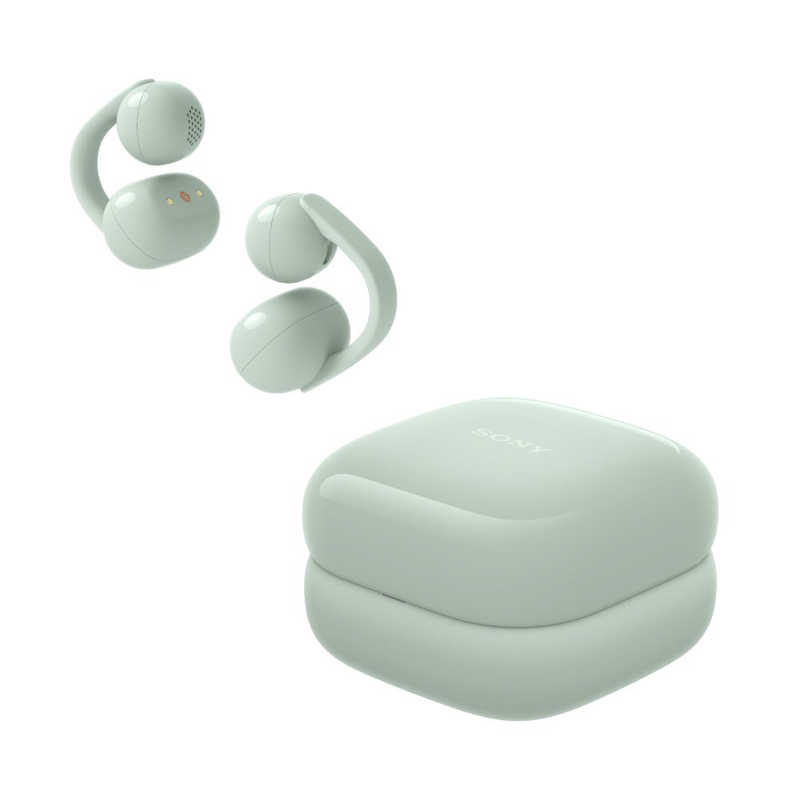 ソニー SONY 完全ワイヤレスイヤホン LinkBuds Clip グリーン WF-LC900-GZ