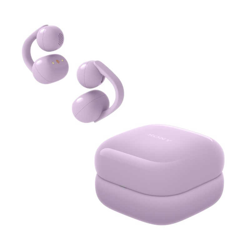 ソニー SONY 完全ワイヤレスイヤホン LinkBuds Clip ラベンダー WF-LC900-VZ