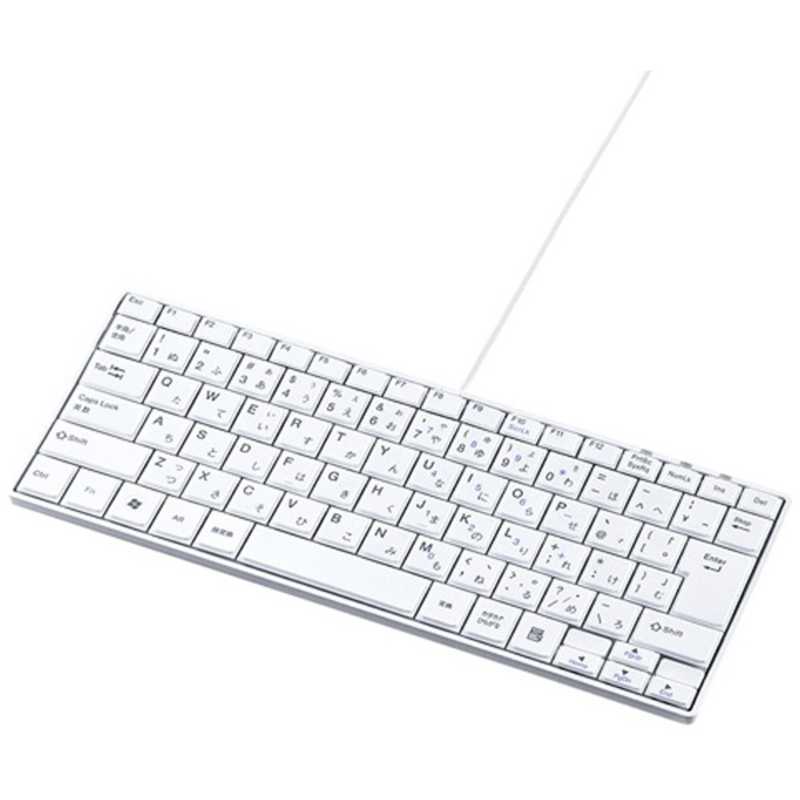 サンワサプライ SANWA SUPPLY USBスリムキーボード ホワイト SKB-SL18WN