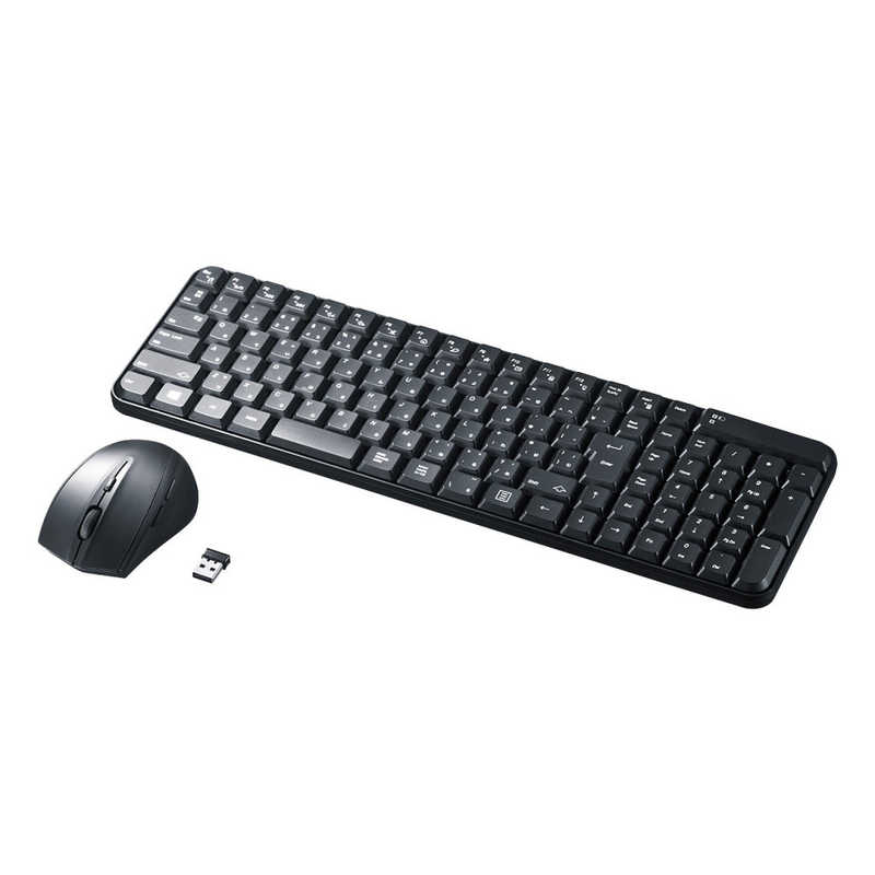 サンワサプライ SANWA SUPPLY マウス付きワイヤレスキーボード ブラック SKB-WL25SETBK