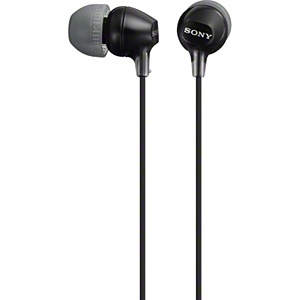 SONY カナル型イヤホン ブラック MDR-EX15LPB ソニー