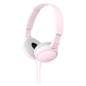 SONY ノイズキャンセリングヘッドホン 密閉型 折りたたみ式 3.5mmミニプラグ ピンク MDR-ZX110P ソニー