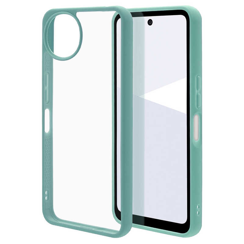 ラスタバナナ AQUOS wish5 FLEXGUARD TPU×PC グリーン×クリア 8819AW5HPGR