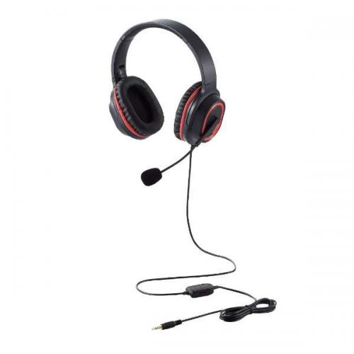 エレコム ELECOM ゲーミングヘッドセットヘッドバンドタイプ HSG30BK  ブラック