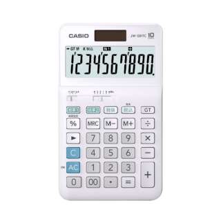 カシオ CASIO W税率電卓 10桁 JW-100TC-N