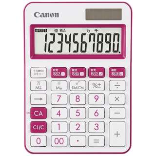 キヤノン CANON ポケットサイズ電卓 LS-105WUC-PK