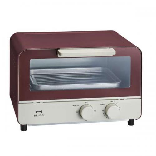 ブルーノ BRUNO オーブントースター レッド BOE052-RD