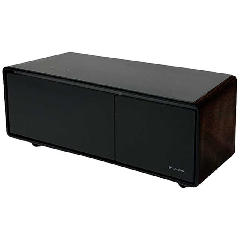 ロイヤル SMART TABLE スマートテーブル 冷蔵庫・冷凍庫機能付き LOOZER ウッド [幅105.5cm /93L /2ドア /引き出しタイプ /2024年] STB90βWOOD