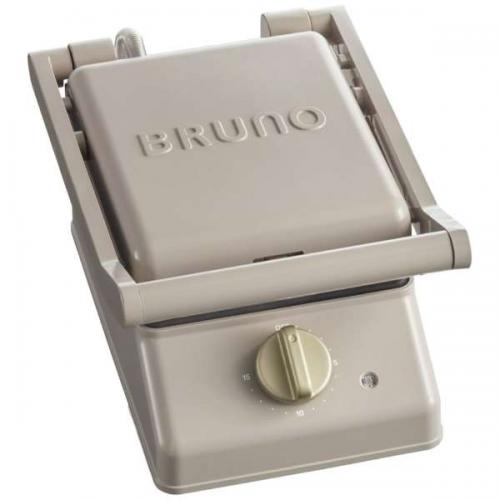 ブルーノ BRUNO グリルサンドメーカー シングル グレージュ BOE083-GRG