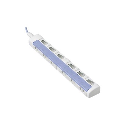 パナソニック Panasonic ザ・タップ スイッチシリーズ 個別スイッチ付 6個口 3m ブルー WHS2636DKP