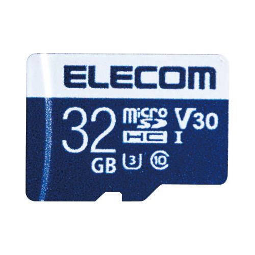 エレコム ELECOM データ復旧microSDHCカード UHS-I U3 V30 32GB MF-MSU13V3Rシリーズ MF-MS032GU13V3R