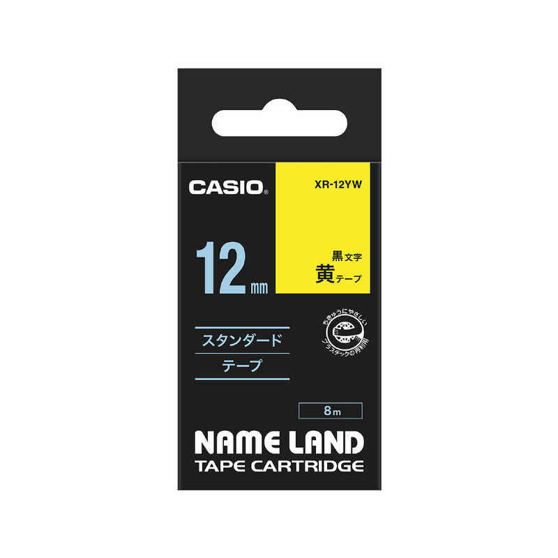 カシオ CASIO カシオ CASIOネームランドテープ XR-12YW