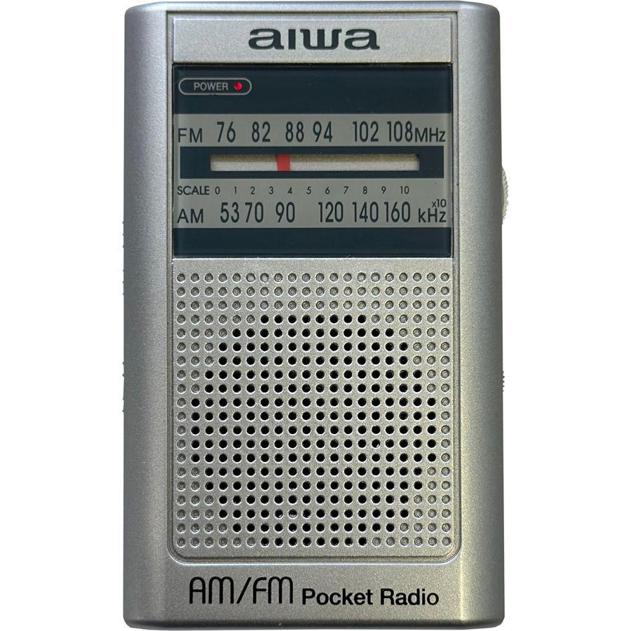 アイワ aiwa ポータブルポケットラジオ(シルバー) スピーカー内臓 GAA4-PPR0003(SV)