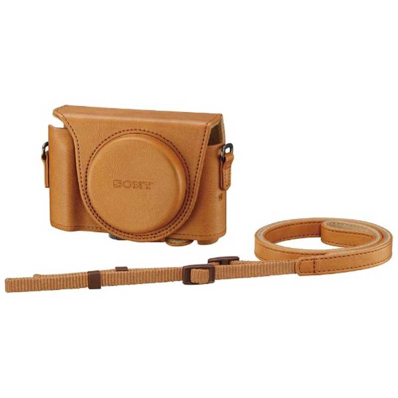 SONY HX90V/WX500用 ジャケットケース ライトブラウン LCJ-HWA-TIC-SYH