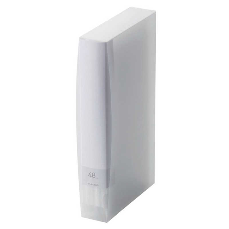 エレコム ELECOM Blu-ray/DVD/CD用ディスクファイル(48枚収納) クリア CCD-FB48CR