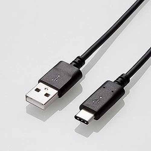 エレコム ELECOM USB2-0ケーブル(認証品、A-C) ブラック MPA-AC20NBK