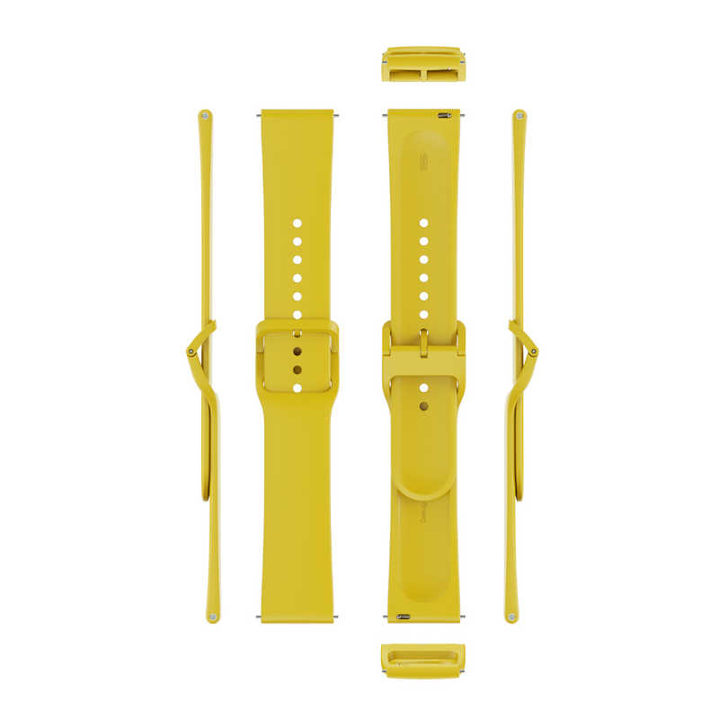 シャオミ Xiaomi Redmi Watch 5 Active/5 Lite用TPU Strap レモンイエロー BHR9470GL