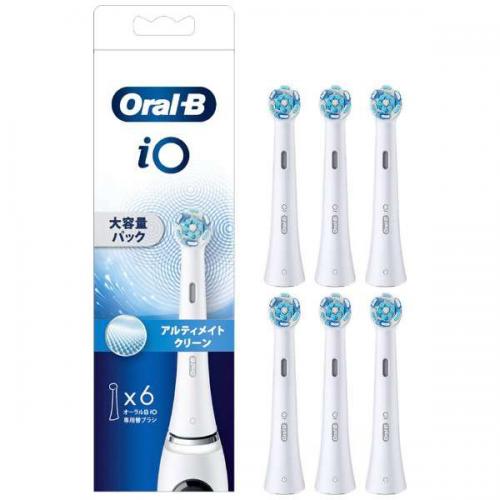 ブラウン BRAUN 替えブラシ iOシリーズ用 アルティメイトクリーン ホワイト 6本 IORBCW-6EL