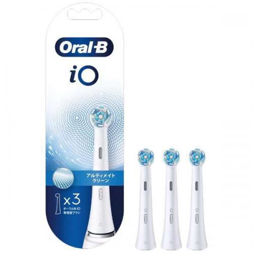 ブラウン BRAUN 替えブラシ iOシリーズ用 アルティメイトクリーン ホワイト 3本 IORBCW-3EL