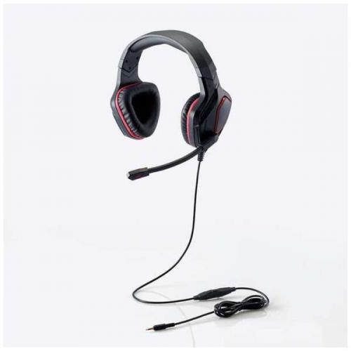 エレコム ELECOM ゲーミングヘッドセット マイク付 有線タイプ 2m ブラック HS-G50BK