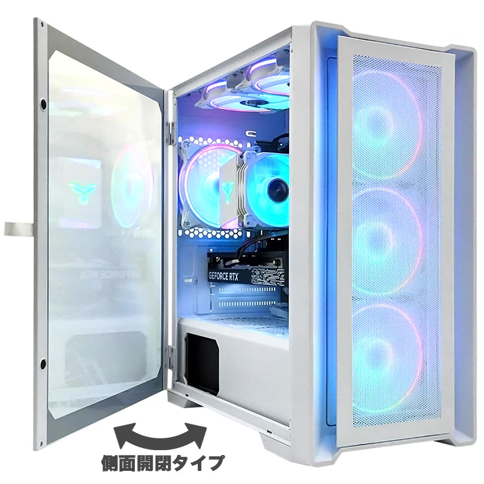 ゲーミングパソコン GeForce GTX1650搭載  AMD Ryzen 7 5700X メモリ16GB SSD500GB Windows11Home DDT010-WH
