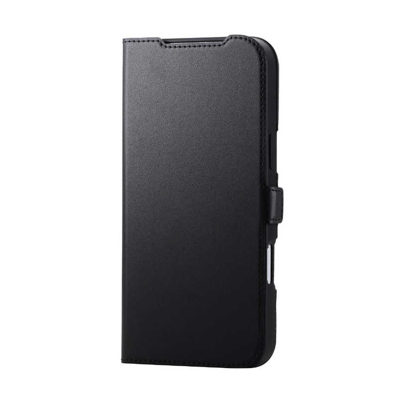 エレコム ELECOM iPhone 17 ProMax用手帳型ケース 磁石付 耐衝撃 ブラック PM-A25DPLFY3BK