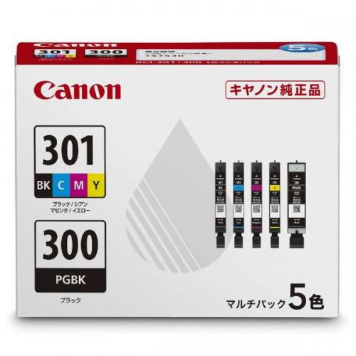 BCI-301+300/5MP 純正プリンターインク 5色マルチパック