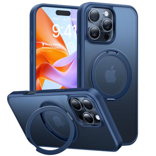 トラス TORRAS [Ostand Pro case iPhone 16 Pro用 Navy Blue] X00FX1773