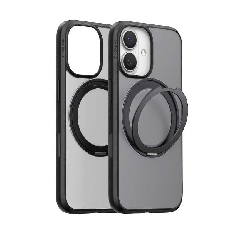 トラス TORRAS iPhone17用複合素材PC+TPUケース TORRAS OSTAND PRO ブラック X00FX2919