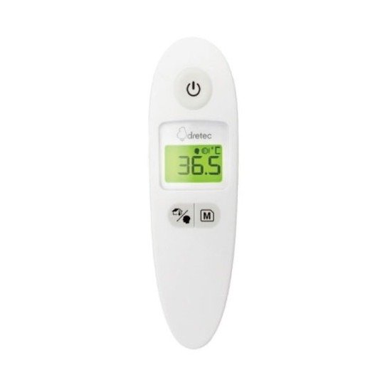 ドリテック 非接触体温計 ホワイト　TO-405WT
