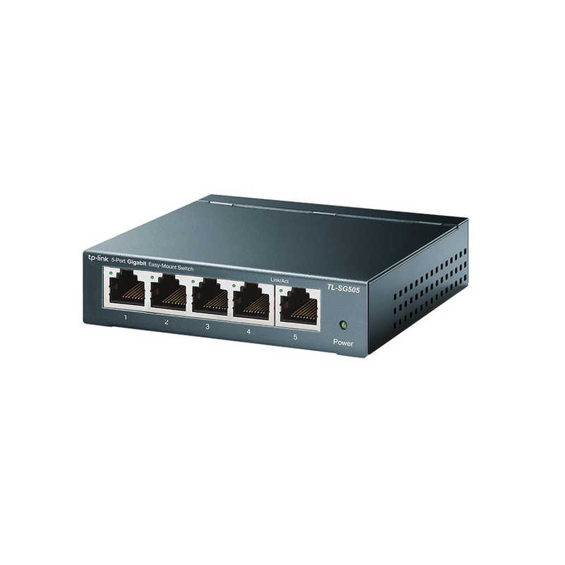 TPLINK 5ポート マグネット付き Giga 10/100/1000Mbps スイッチ 金属製筐体 TL-SG505JP