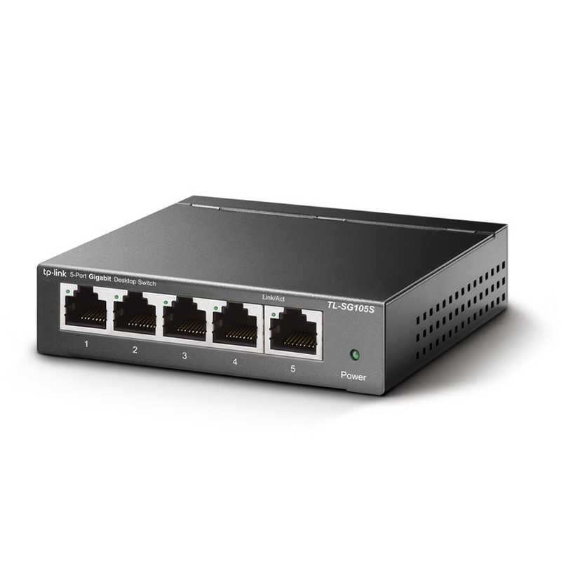 ティーピーリンク TPLINK 5ポート Giga 10/100/1000Mbps デスクトップスイッチ 金属製筐体 TL-SG105S JP