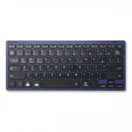 エレコム ELECOM Bluetoothミニキーボード ブルー TK-FBP102BU