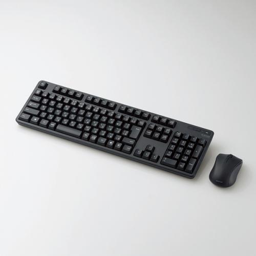 エレコム ELECOM 無線フルキーボード&マウス TK-FDM106MBK