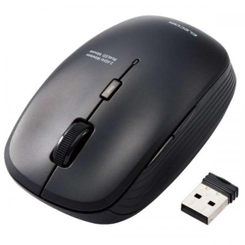 エレコム ELECOM 抗菌 ワイヤレスBlueLED マウス ブラック M-BL21DBSKBK