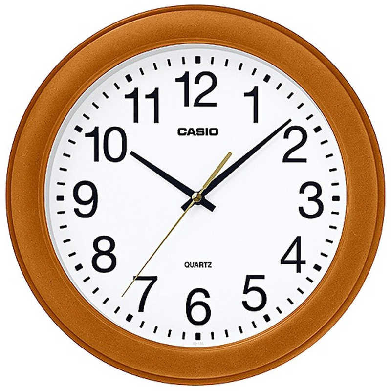 カシオ 掛時計 CASIOCLOCK 白木 IQ-136-7JF