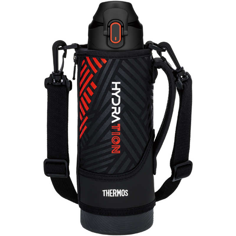 サーモス THERMOS 真空断熱スポーツボトル(1L) ブラックオレンジ FJS-1000FBKOR