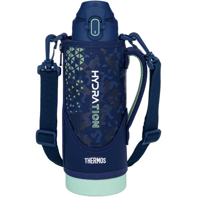 サーモス THERMOS 真空断熱スポーツボトル(1．0L) ネイビーミント FJS-1000FNVMT